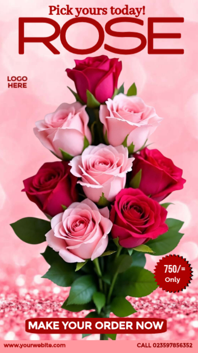 Rose Sale Ads Template | PosterMyWall