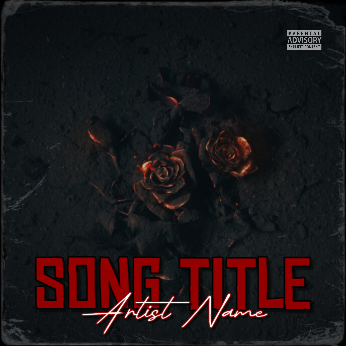 Roses Album Cover Template | PosterMyWall