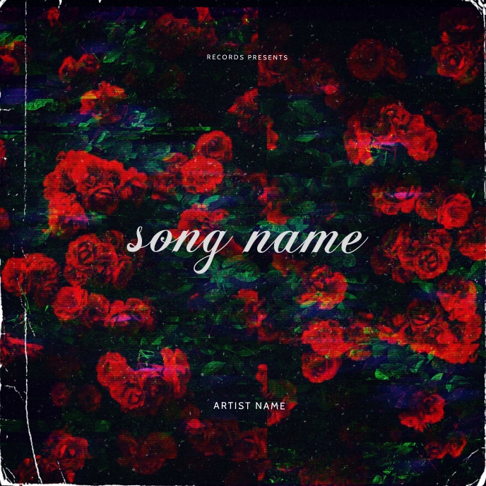 Roses Mixtape cover art design template | PosterMyWall