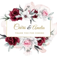 Roses Square Ads template