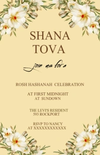 Rosh Hasahanah Tabloïd template
