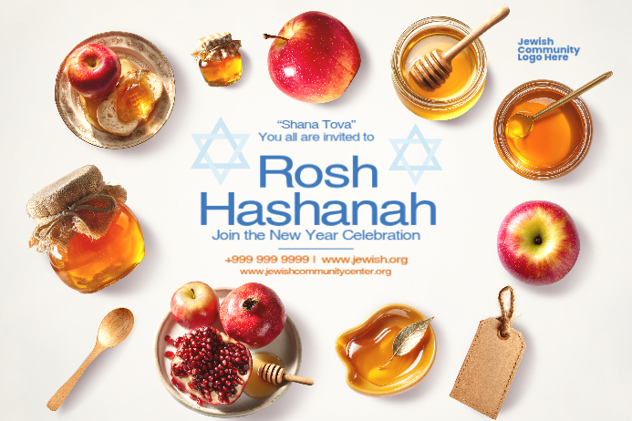 Design Beautiful Rosh Hashanah Posters In Minutes | PosterMyWall