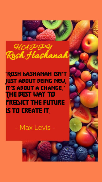 rosh hashanah Instagram Story template