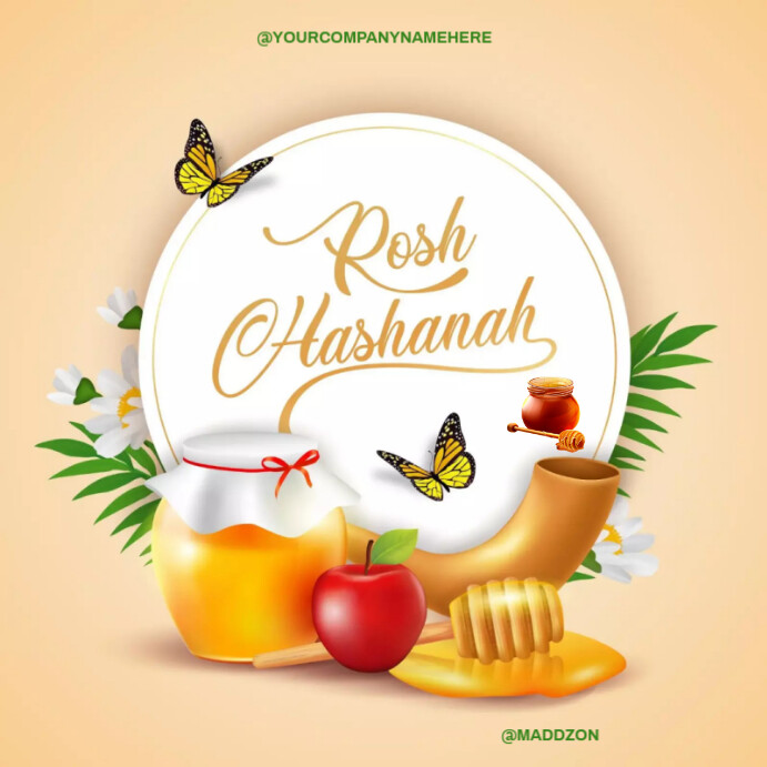Rosh hashanah Template | PosterMyWall