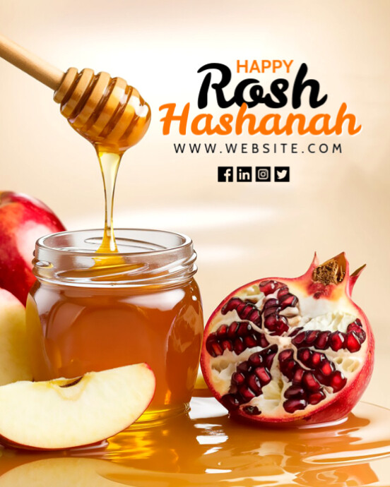 Plantilla de Rosh Hashanah | PosterMyWall