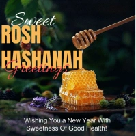 Rosh Hashanah greetings post design template