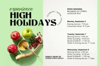 Rosh Hashanah Services Post Template โปสเตอร์