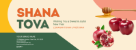 Amarillo Rosh Hashanah Facebook-coverfoto Template