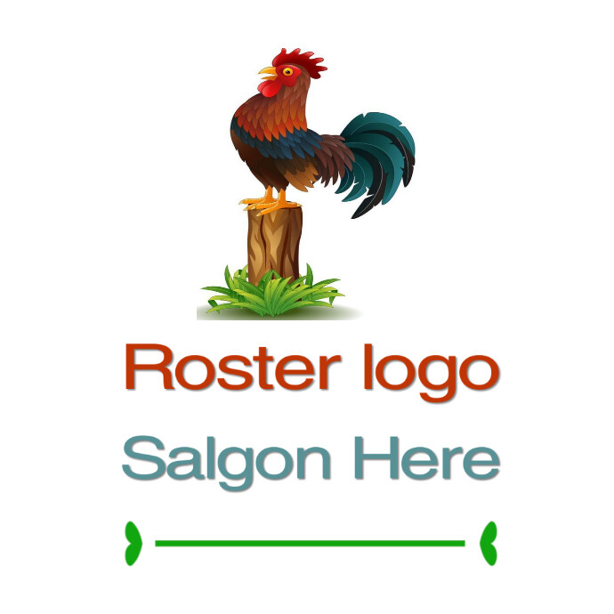 Roster logo 徽标 template