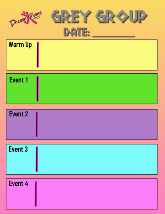 Rotation assignments Flyer (US Letter) template