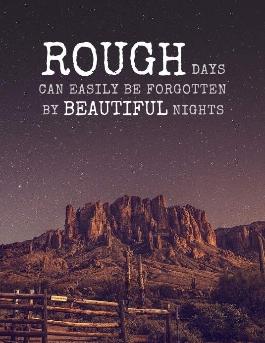 Copy Of Rough Days Inspirational Quote Poster PosterMyWall Copy Of Rough Days Inspirational Quote Poster PosterMyWall