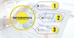 Hvid Business Infographic Facebook Shared Image Template