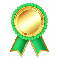 Round Ribbon Design Gold Round gold ribbon Template | PosterMyWall