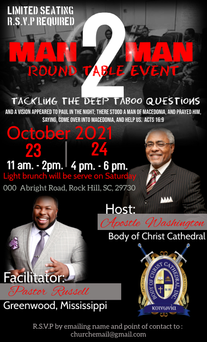 Round Table Invite Example Round Table Discussion Flyer