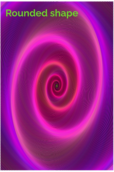 rounded shape Template | PosterMyWall