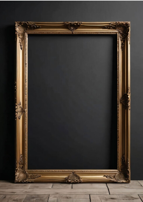 Modèle Royal Brown photoshoot frame for wedding, birthday anniversary ...