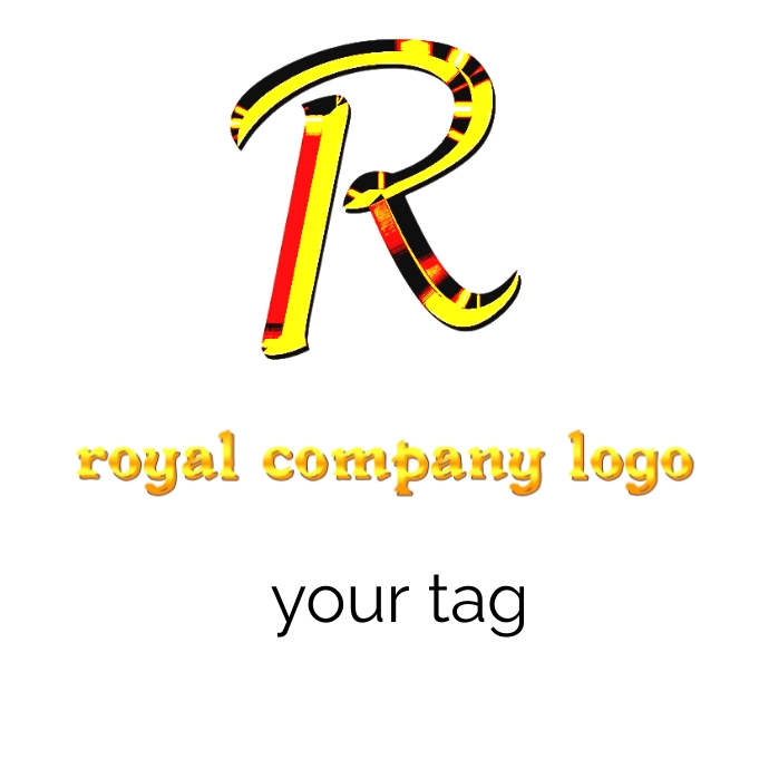 royal company logo template
