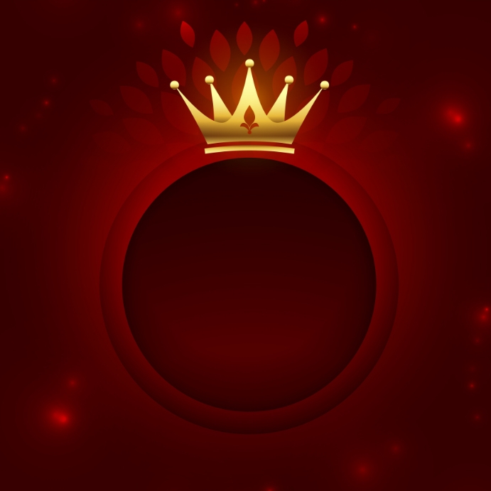 Royal crown background design flyer Template PosterMyWall