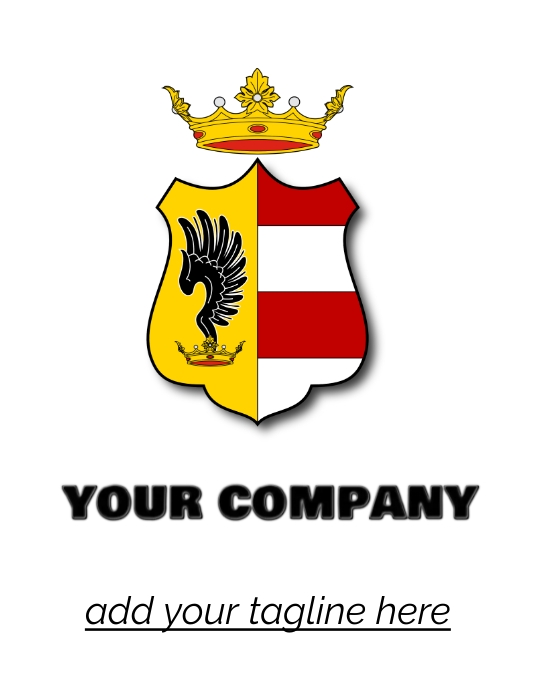 royal logo Flyer (US Letter) template