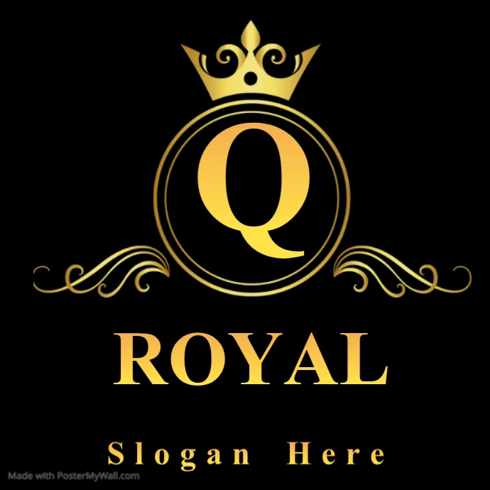 Royal Queen Logo Template PosterMyWall