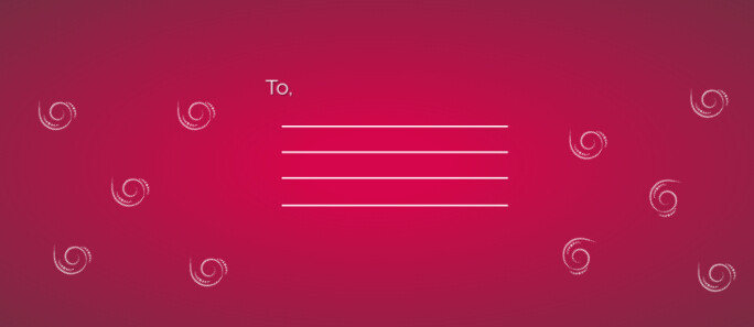 Royal Red Wedding Invitation Front Envelope Envelopes template