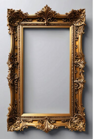 Royal Vintage photo frame Template A4