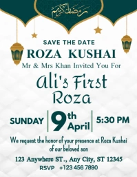 roza kushai flyer template.