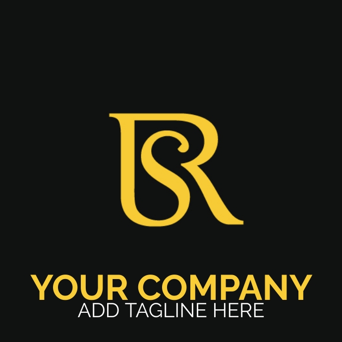 Rs Monogram, Rs Letter logo design template