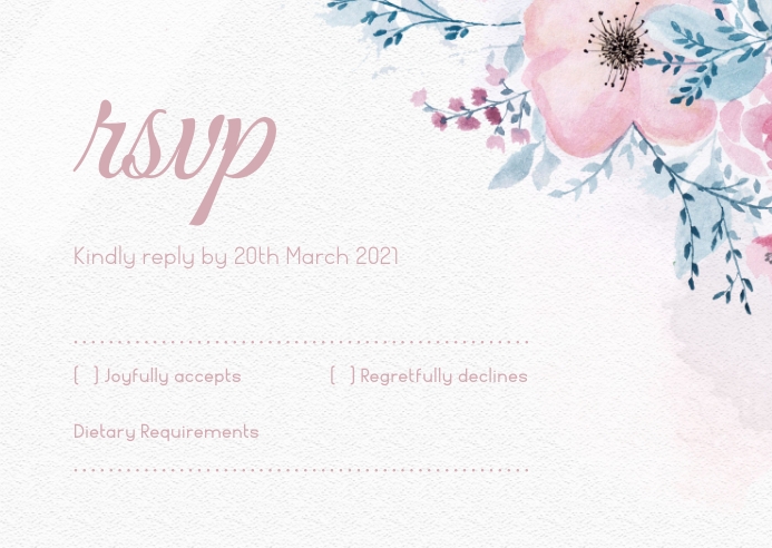 Copy of RSVP Template | PosterMyWall