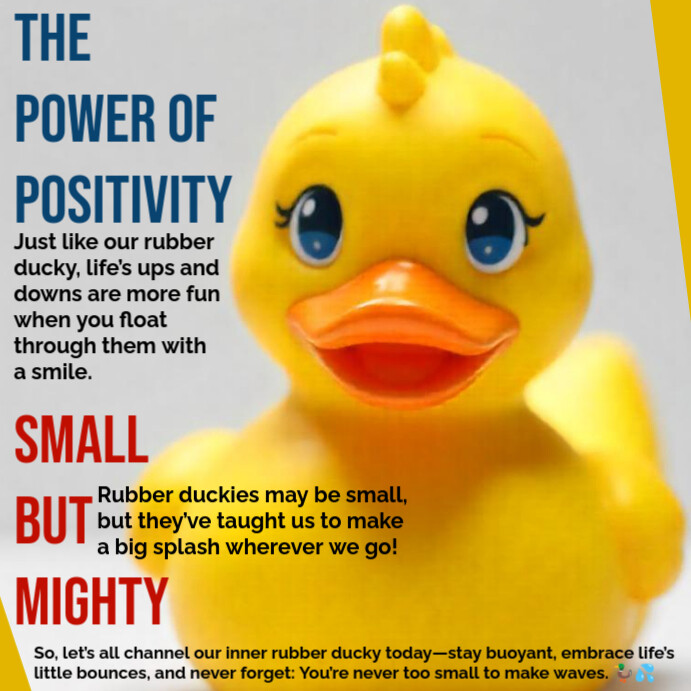 Rubber Ducky Day Template PosterMyWall