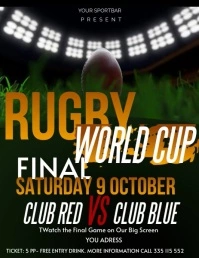 RUGBY Flyer (US Letter) template