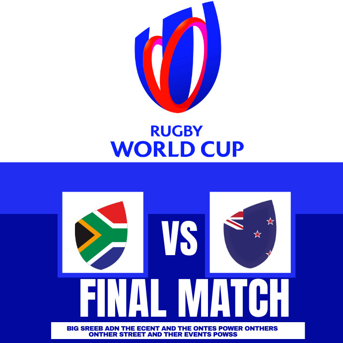 rugby Template | PosterMyWall