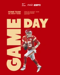 rugby Instagram Portrait template