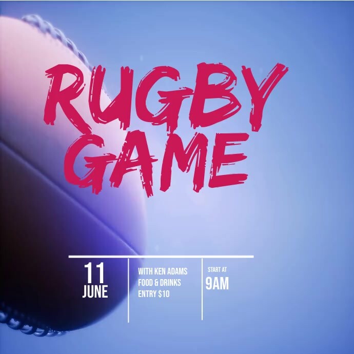 Play Rugby Poster Copy of rugby game | PosterMyWall