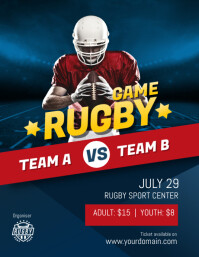Play Rugby Poster RUGBY POSTER Template | PosterMyWall