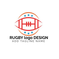 X Rugby Logo RUGBY LOGO Template | PosterMyWall