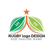 One Color Rugby Logo Design RUGBY LOGO Template | PosterMyWall