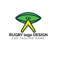 One Color Rugby Logo Design RUGBY LOGO Template | PosterMyWall