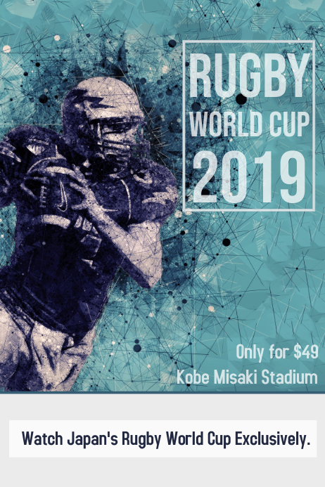 Creative Rugby Posters Rugby Tournament Poster Template | PosterMyWall