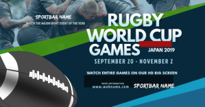 Rugby World Cup Facebook Shared Image template