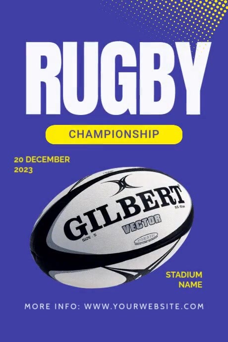 rugby1 Template | PosterMyWall