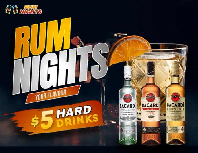 Rum night Specials Pamflet (VSA Brief) template