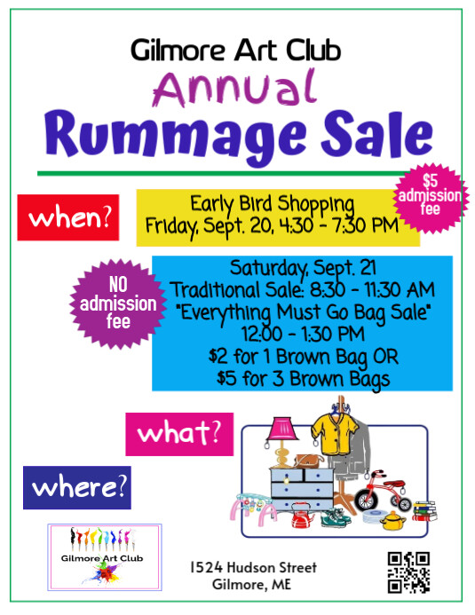 Rummage Sale Flyer template