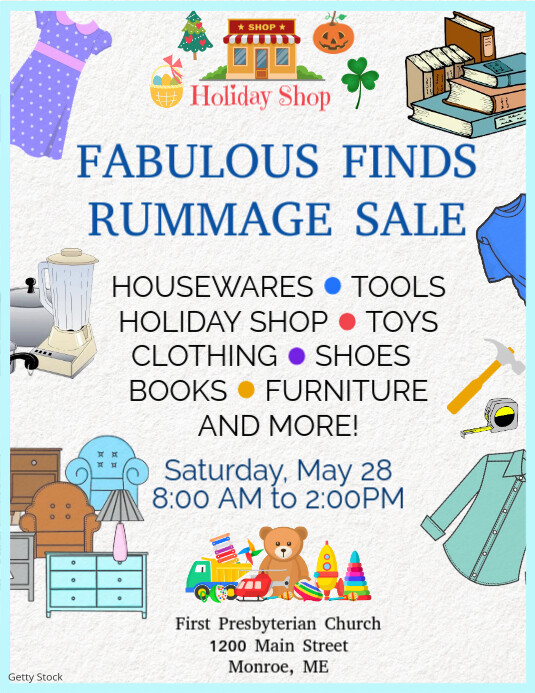 Rummage Sale Flyer Template | PosterMyWall