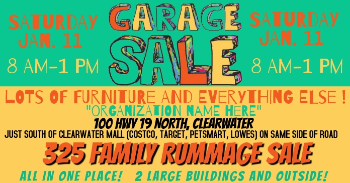 Market Place Rummage This Design Template is not available | PosterMyWall
