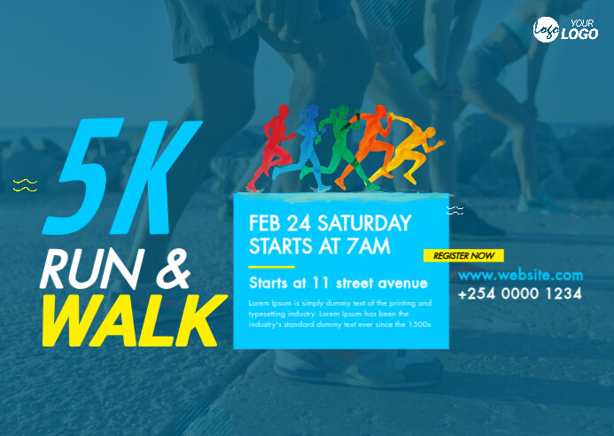 Run & Walk Event Ad Template | PosterMyWall
