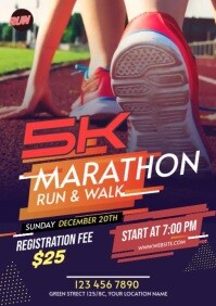 5K Run & Walk Flyer Template | PosterMyWall