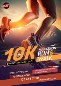 5K Run & Walk Flyer Template | PosterMyWall