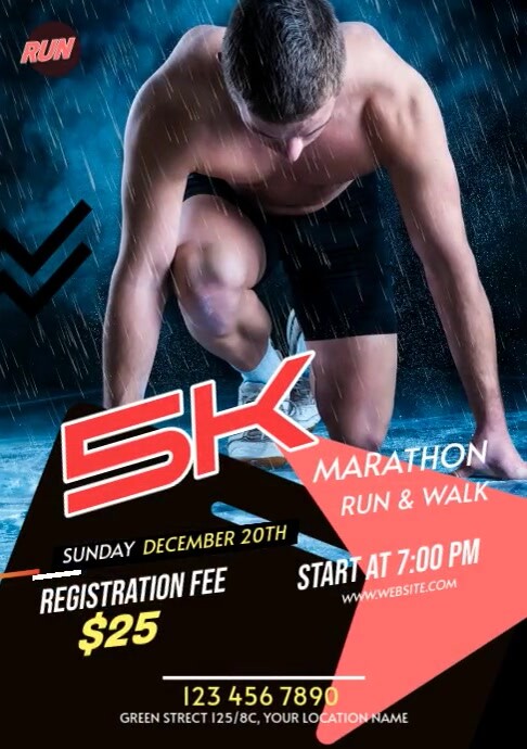 Step Event Poster Copy of Run & Walk Event | PosterMyWall