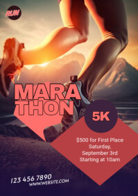 5K Run & Walk Flyer Template | PosterMyWall